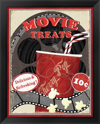 Framed At the Movies II Print