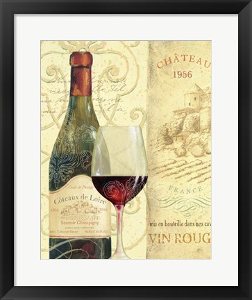 Framed Wine Passion II Print