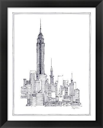 Framed Empire State Print