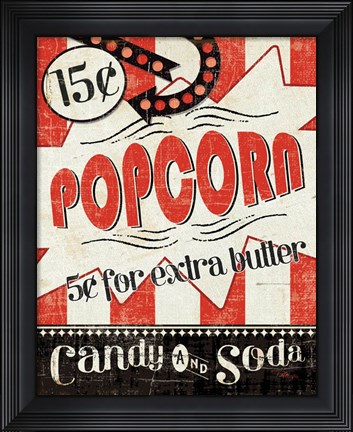 Framed Movie Night II Print