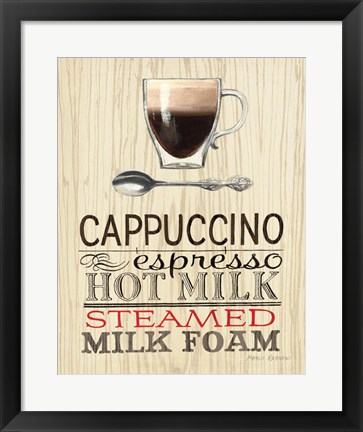 Framed Cappucino Print