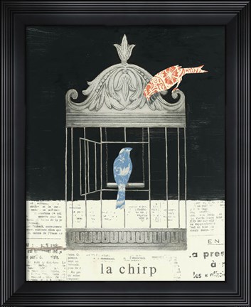 Framed La Chirp Print