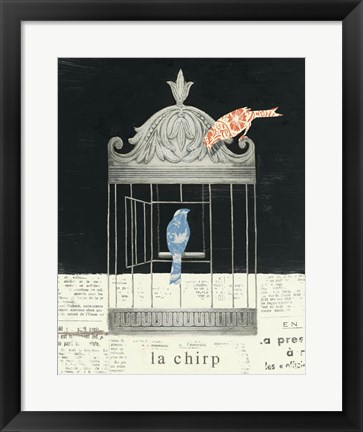 Framed La Chirp Print