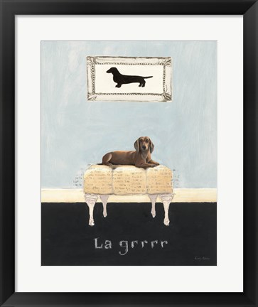 Framed La Grrr Print