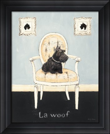 Framed La Woof Print