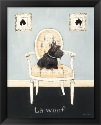 Framed La Woof Print