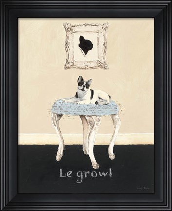 Framed Le Growl Print