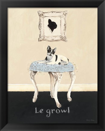 Framed Le Growl Print