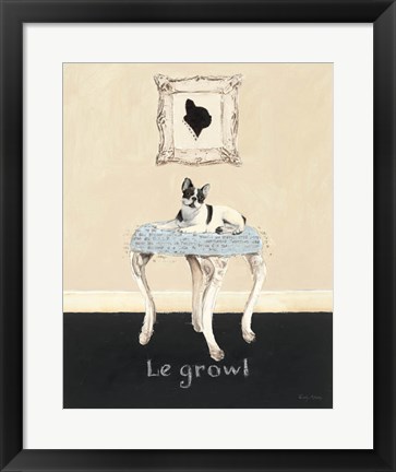 Framed Le Growl Print