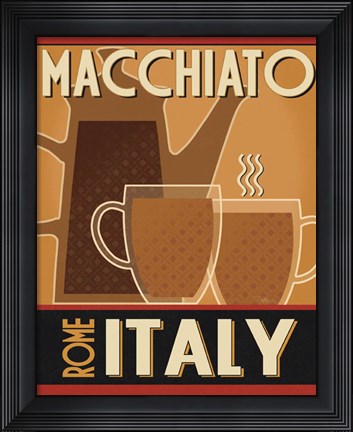 Framed Deco Coffee II Print