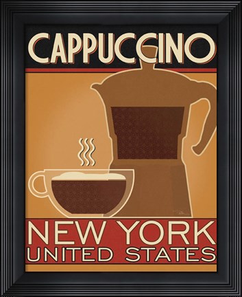 Framed Deco Coffee IV Print