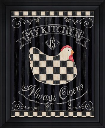 Framed Casual Country I Print