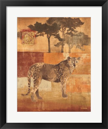 Framed Animals on Safari III Print