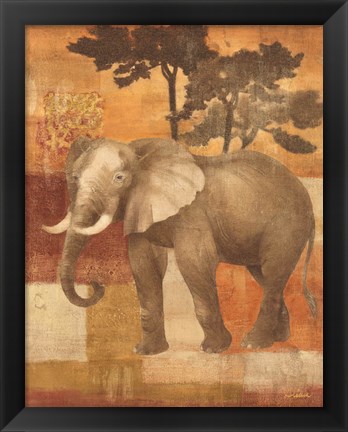 Framed Animals on Safari IV Print