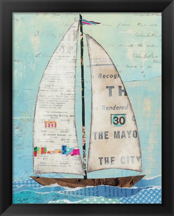 Framed At the Regatta III Print