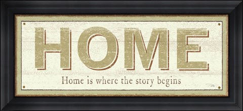 Framed Home Print