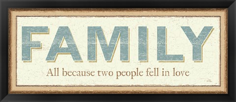 Framed Family Print