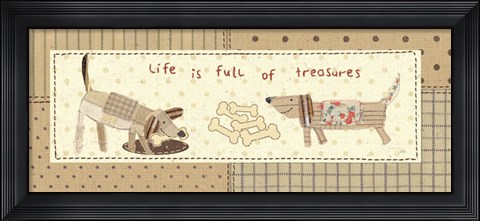 Framed Walk in the Park II Print