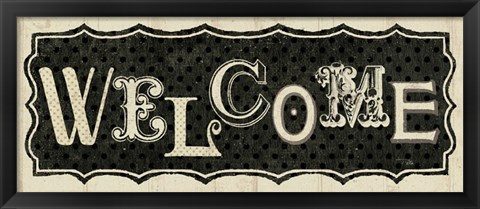 Framed Room Signs IV - Welcome Print