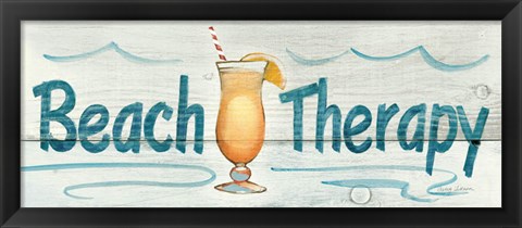 Framed Beach Therapy Print