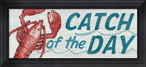 Framed Catch of the Day Print