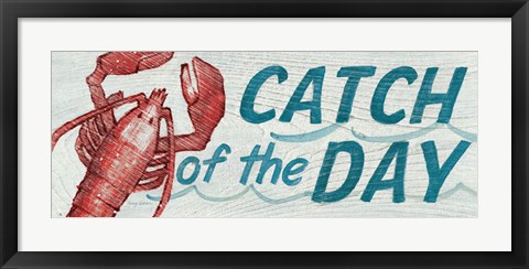 Framed Catch of the Day Print