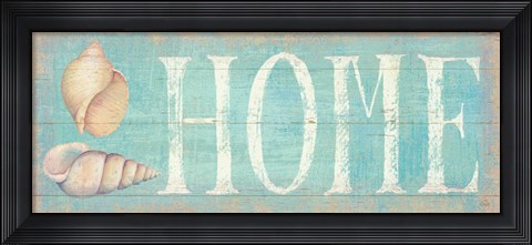 Framed Pastel Home Print