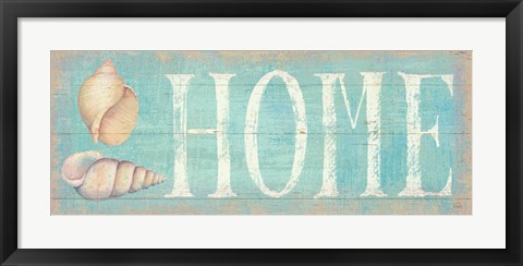 Framed Pastel Home Print