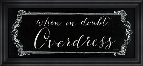 Framed Overdress Print