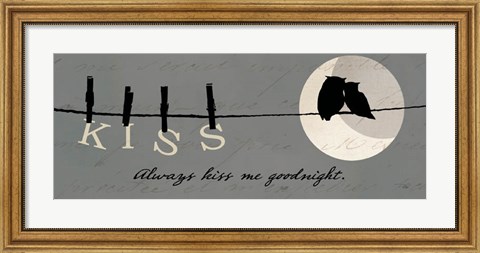 Framed Moon Lovers II Print