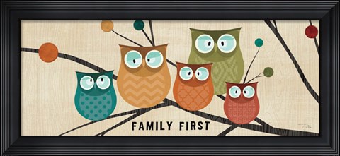 Framed Flying Colors II Print