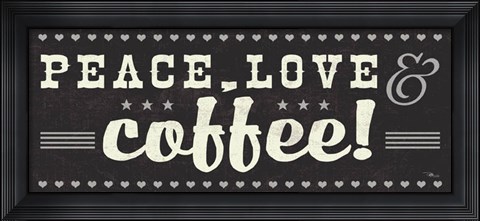Framed Coffee Lovers IV Print