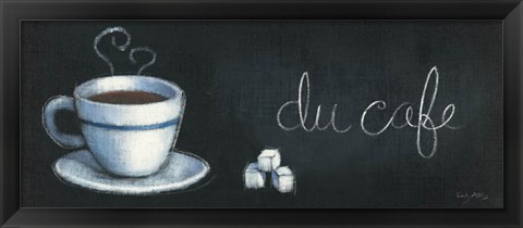 Framed Chalkboard Menu I - Cafe Print