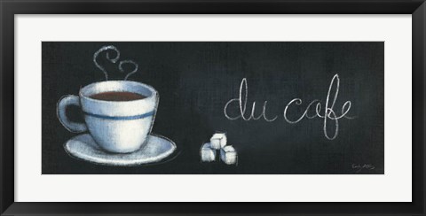 Framed Chalkboard Menu I - Cafe Print