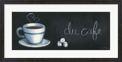 Framed Chalkboard Menu I - Cafe Print