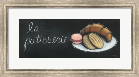 Framed Chalkboard Menu II - Patisserie Print