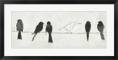Framed Catching Up I Print