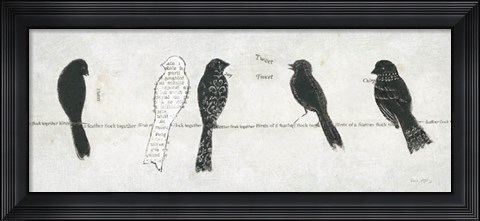 Framed Catching Up II Print