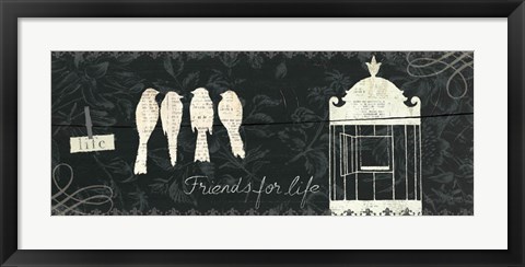 Framed Love Paris Panel IV Print