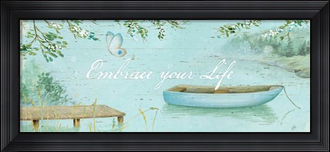 Framed Serene Moments V Print