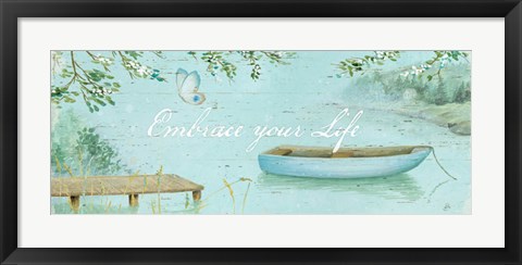 Framed Serene Moments V Print