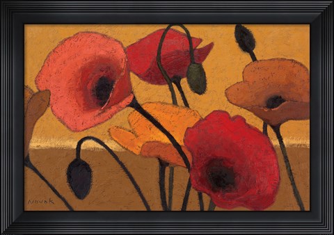 Framed Poppy Curry III Print