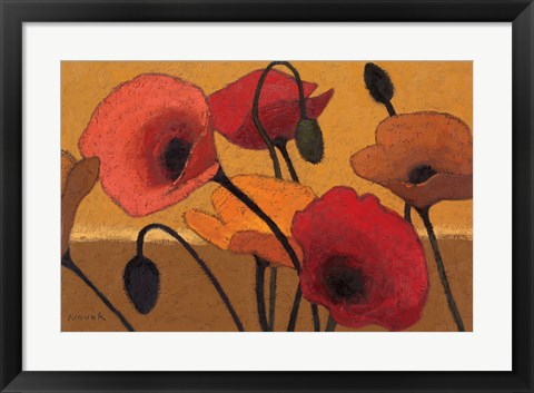 Framed Poppy Curry III Print