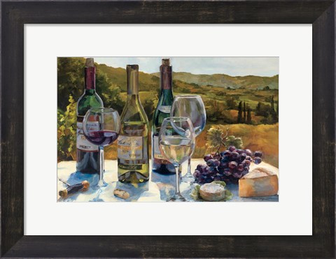 Framed Wine Tasting Print