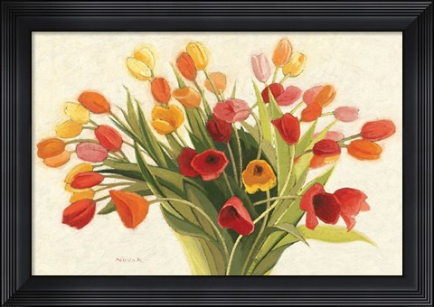 Framed Spring Tulips Print
