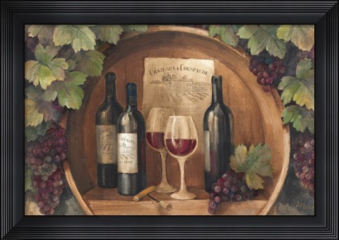 Framed At the Winery Print