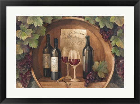 Framed At the Winery Print