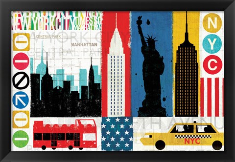 Framed New York City Experience Print