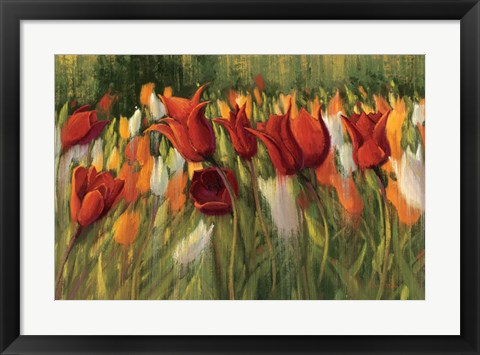 Framed Tipsy Tulips Print