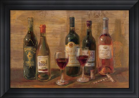 Framed Wine Tasting Print